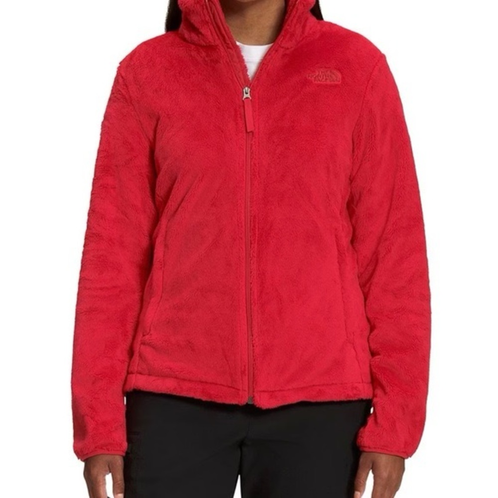 The North Face Women’s Red Fleece Zip-Up Sweater